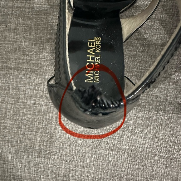 Michael Kors Black Heels with High Heel Design and Cutout Details - Picture 5 of 5